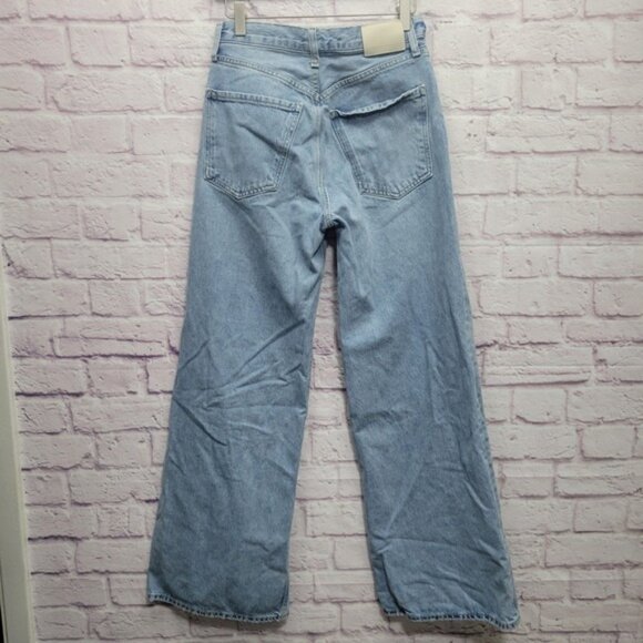 Citizens of Humanity Paloma Baggy Wide Leg Jeans Size 25 Chalice Blue High Rise - Picture 7 of 9
